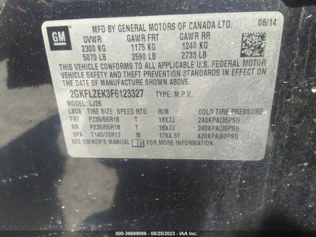 2GKFLZEK3F6123327 GMC Terrain Denali