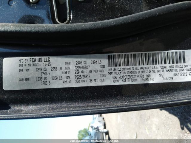 3C4PDCBB6GT174770 Dodge Journey Sxt