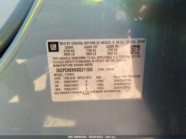 3GCPCNEHXGG211956 Chevrolet Silverado 1500 Ls