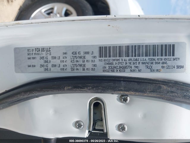 3C6UR4CL8HG605774 RAM 2500 Tradesman