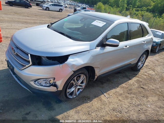 2015 FORD EDGE TITANIUM VIN: 2FMPK4K88FBB37841