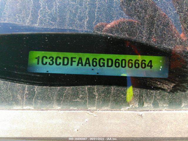 1C3CDFAA6GD606664 Dodge DART SE