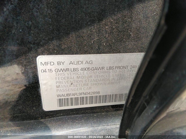 WAUBFAFL9FN042898 Audi A4 PREMIUM