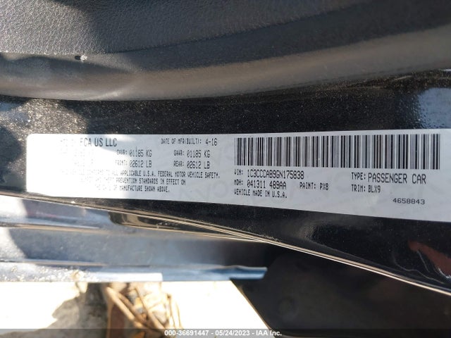 Chrysler 200 Limited Platinum 2016 1C3CCCAB9GN175838 Image 9