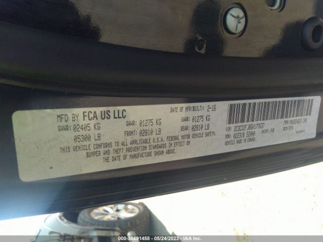 2C3CDZFJ8GH177637 Dodge Challenger R/t Scat Pack