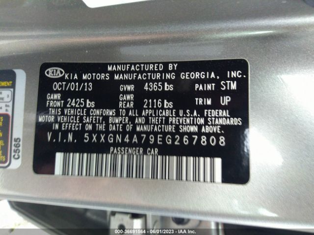5XXGN4A79EG267808 KIA OPTIMA EX