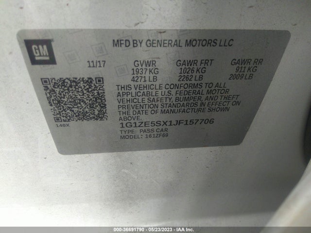 Chevrolet Malibu Premier 2018 1G1ZE5SX1JF157706 Image 10