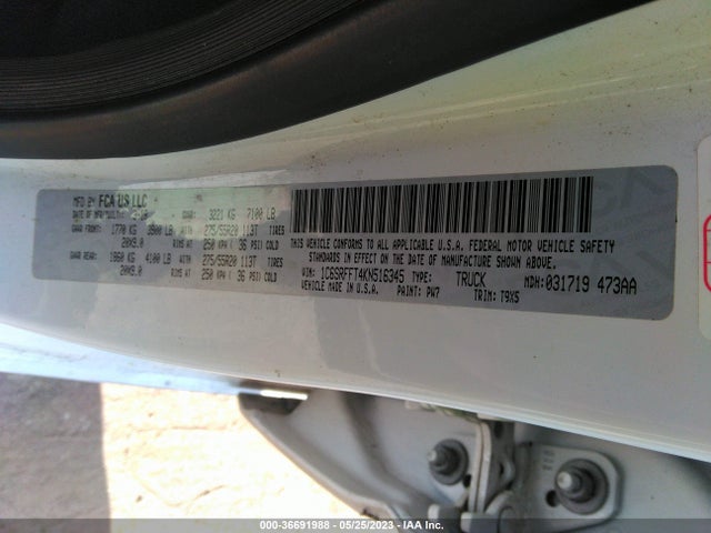 1C6SRFFT4KN516345 RAM 1500
