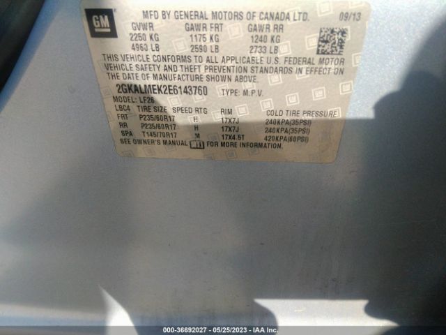 2GKALMEK2E6143760 GMC Terrain Sle