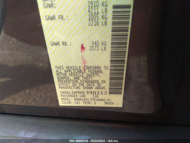 1N4AL3AP6EN390112 Nissan Altima 2.5 S