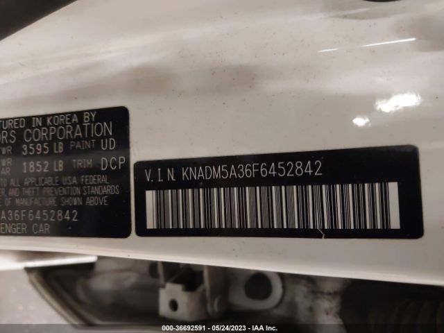 KNADM5A36F6452842 KIA RIO LX
