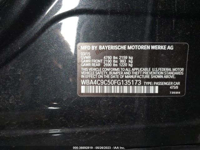 WBA4C9C50FG135173 BMW 4 Series 428i Xdrive