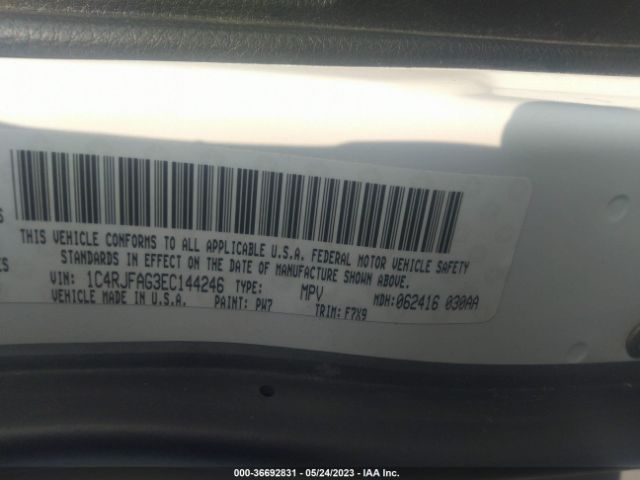 1C4RJFAG3EC144246 Jeep Grand Cherokee Laredo
