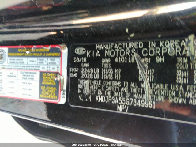 KNDJP3A55G7349961 KIA SOUL +