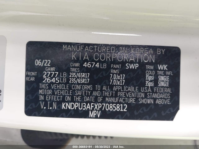 KIA Sportage Lx 2023 KNDPU3AFXP7085812 Image 11