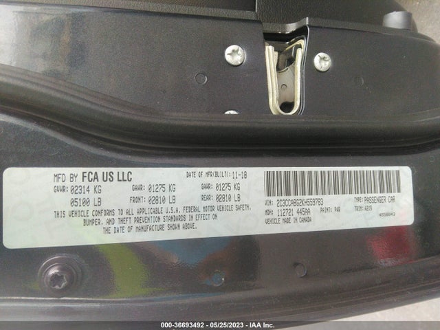2C3CCABG2KH559783 Chrysler 300 300s