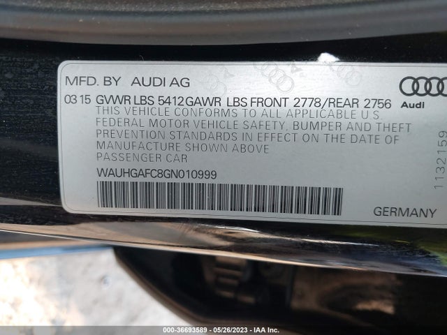 WAUHGAFC8GN010999 Audi A6 3.0t Prestige