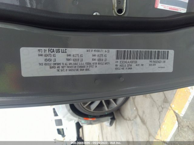 2C3CDXGJ4JH307326 Dodge Charger R/t Scat Pack