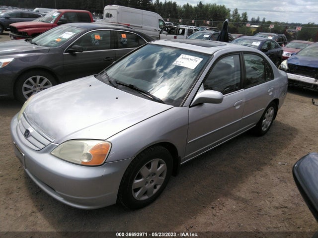 2002 HONDA CIVIC EX VIN: 1HGES26772L019356
