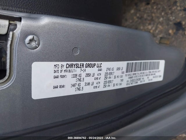 Dodge Grand Caravan Sxt 2014 2C4RDGCG1ER452887 Image 9
