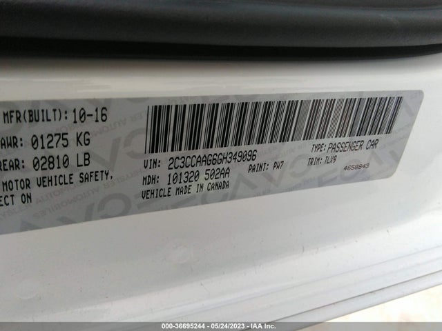 2C3CCAAG6GH349096 Chrysler 300 Limited