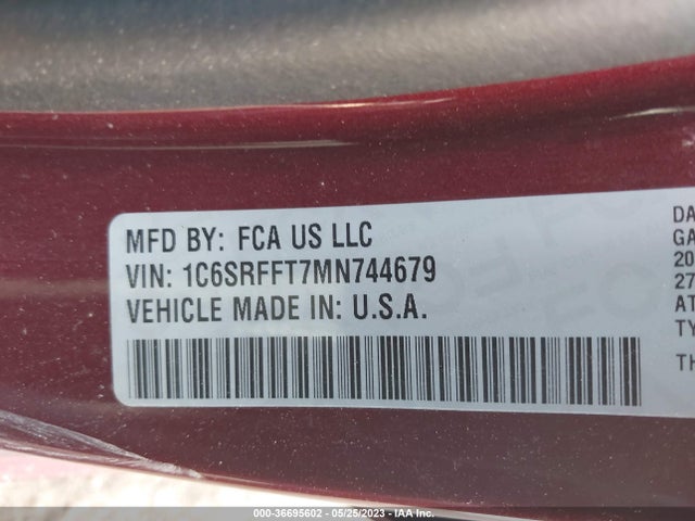 RAM 1500 Lone Star 2021 1C6SRFFT7MN744679 Image 10