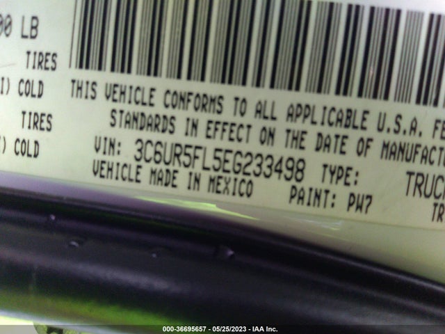 3C6UR5FL5EG233498 RAM 2500 Laramie