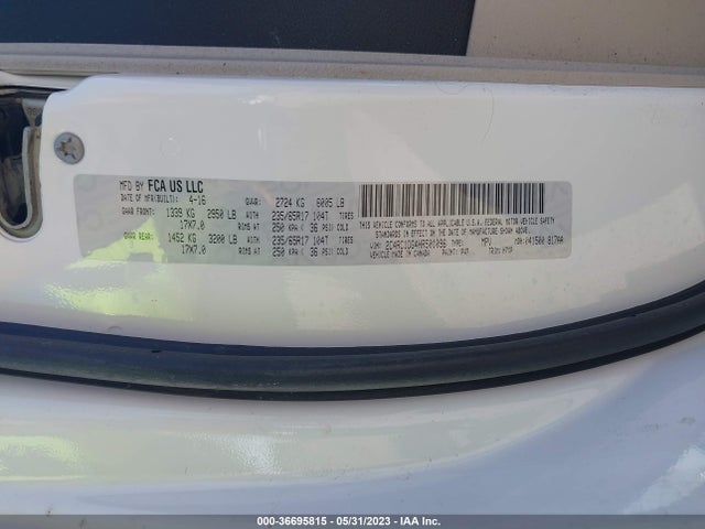 Chrysler Pacifica Touring 2017 2C4RC1DG4HR501096 Image 9