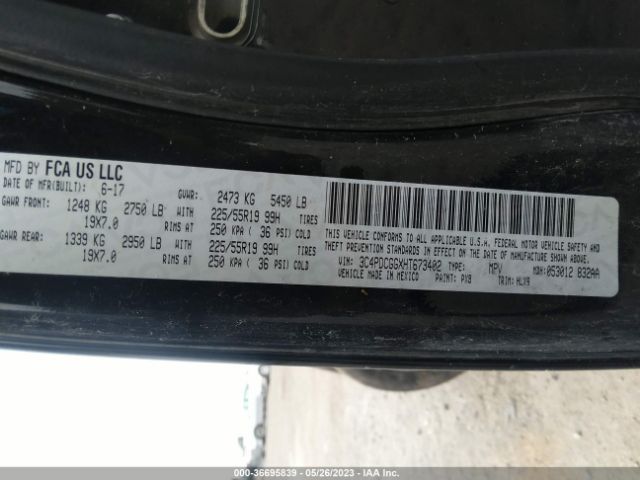 3C4PDCGGXHT673402 Dodge Journey Crossroad Plus