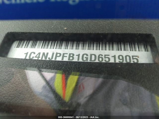 1C4NJPFB1GD651905 Jeep Patriot Latitude