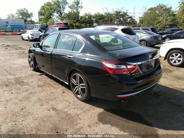 2016 HONDA ACCORD SEDAN SPORT VIN: 1HGCR2F54GA080345