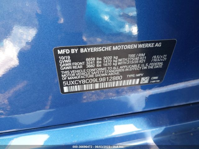 5UXCY8C09L9B12880 BMW X6 M50i