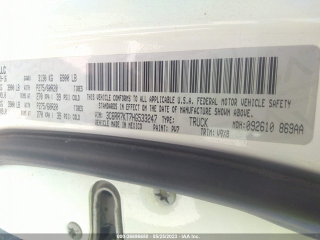 3C6RR7KT7HG533247 RAM 1500 Express