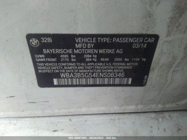 WBA3B5G54ENS08346 BMW 3 Series 328i Xdrive
