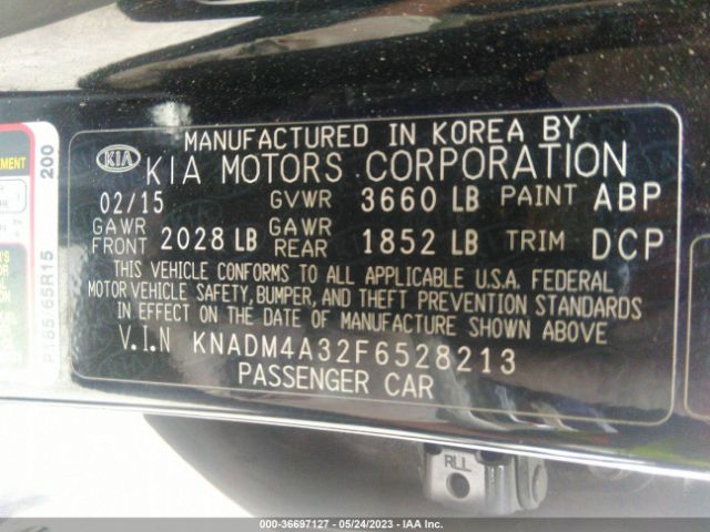 KNADM4A32F6528213 KIA RIO LX