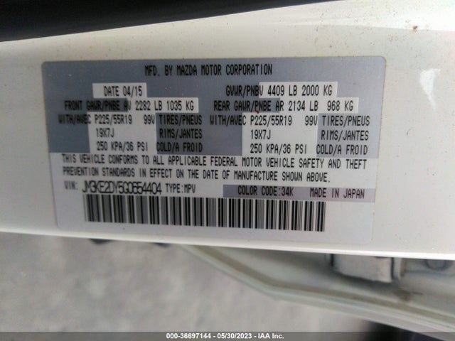 Mazda Cx-5 Grand Touring 2016 JM3KE2DY5G0654404 Image 11