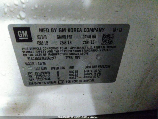 KL4CJDSB7EB560247 Buick Encore Premium