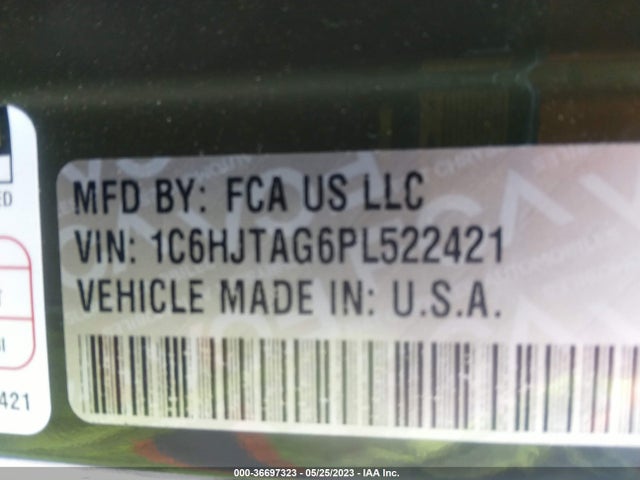 Jeep Gladiator Sport S 2023 1C6HJTAG6PL522421 Image 9