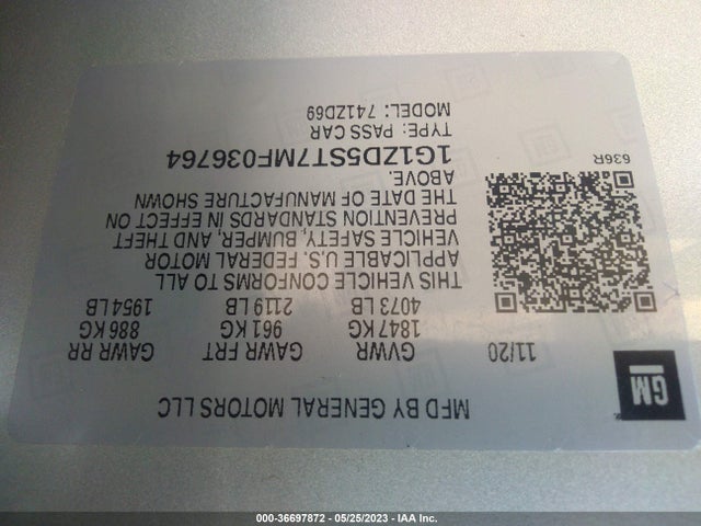 Chevrolet MALIBU LT 2021 1G1ZD5ST7MF036764 Image 9