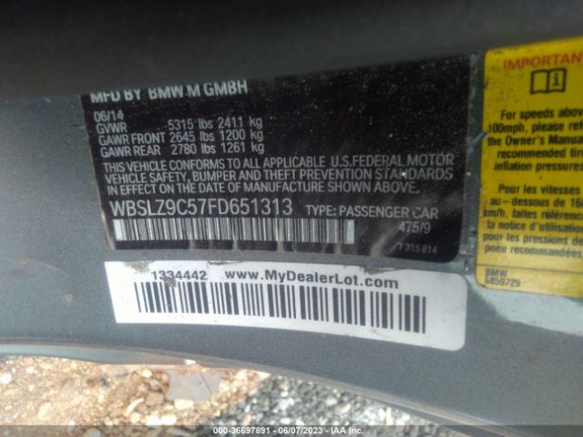 WBSLZ9C57FD651313 BMW M6