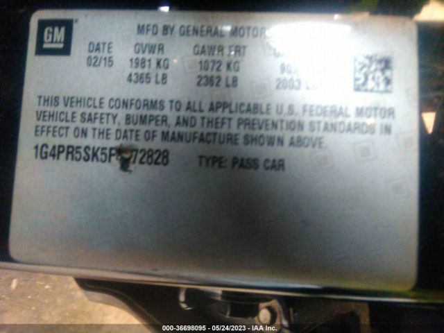 1G4PR5SK5F4172828 Buick Verano Convenience Group