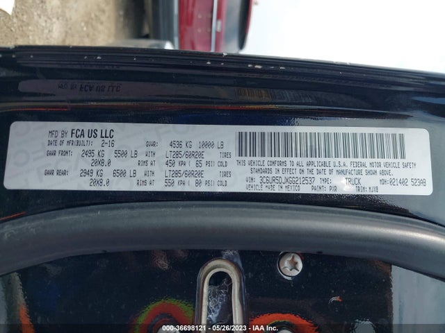 RAM 2500 Lone Star 2016 3C6UR5DJXGG212537 Image 10