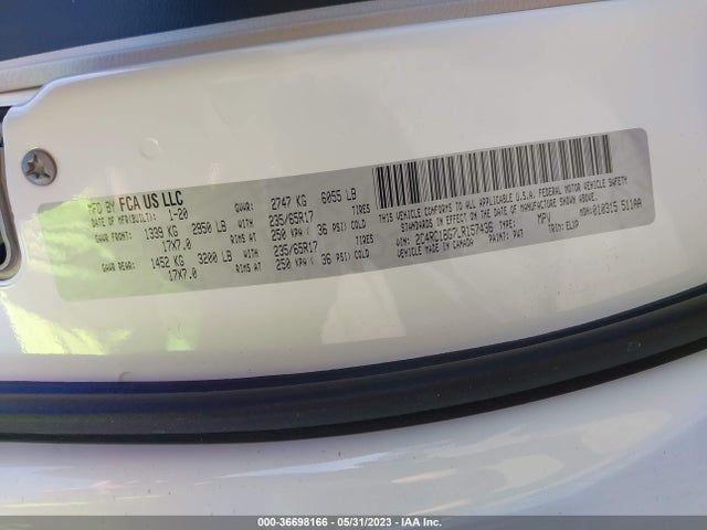 2C4RC1BG7LR157436 Chrysler Pacifica Touring L