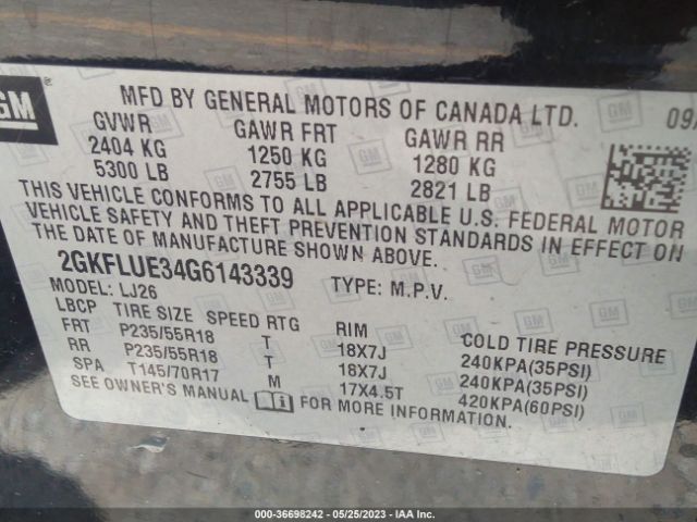 2GKFLUE34G6143339 GMC Terrain Slt