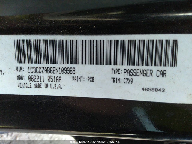 Dodge AVENGER SE 2014 1C3CDZAB6EN109969 Image 10