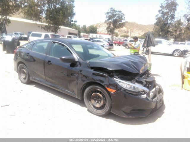 Honda Civic Sedan Lx 2018 2HGFC2F55JH568713 Image 1