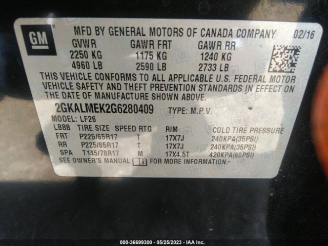 2GKALMEK2G6280409 GMC Terrain Sle