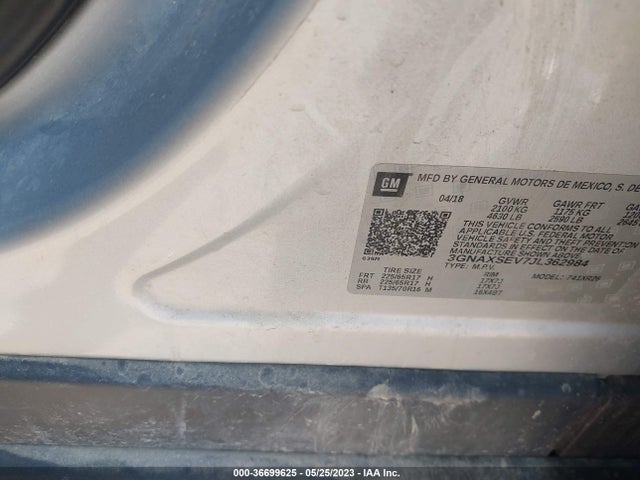 Chevrolet EQUINOX LT 2018 3GNAXSEV7JL362984 Image 10