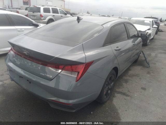 Hyundai Elantra Hybrid Blue 2021 KMHLM4AJXMU010318 Image 5