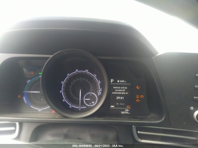Hyundai Elantra Hybrid Blue 2021 KMHLM4AJXMU010318 Image 8